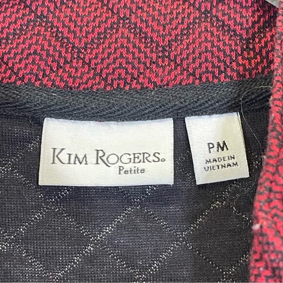 Kim Rogers Petite, Red Quilted Vest. Size PM. Excellent condition! - Picture 3 of 5
